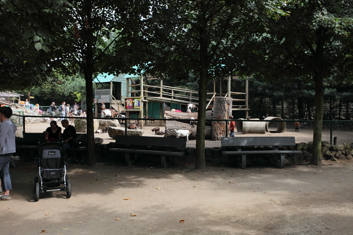 IMG_2703.JPG - Sur la gauche après la cafétéria une mini ferme à l'air libreavec des jeux pour enfants: